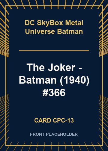 The Joker - Batman (1940) #366 card thumbnail
