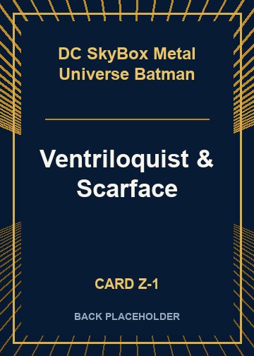Ventriloquist & Scarface back card image