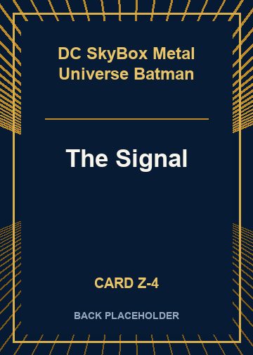 The Signal back card image