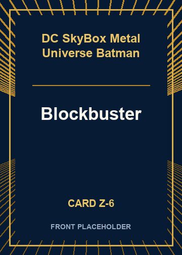 Blockbuster card thumbnail