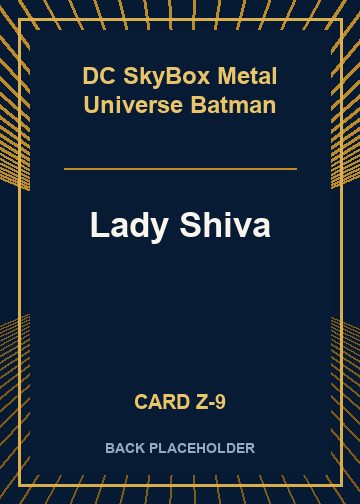 Lady Shiva back card image