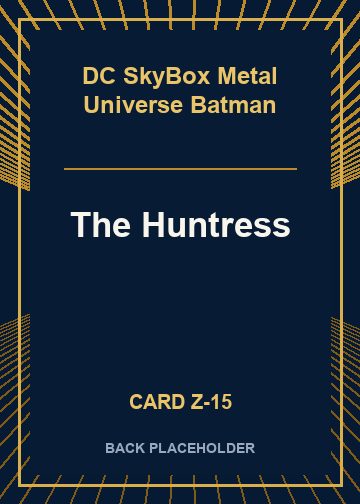 The Huntress back card image