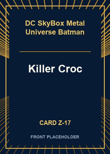Killer Croc card thumbnail