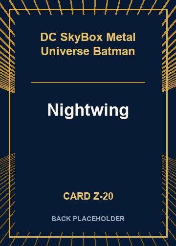 Nightwing back card image