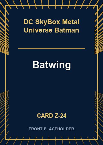 Batwing front card image