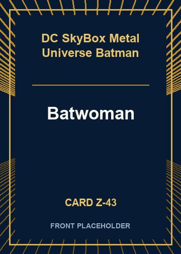 Batwoman card thumbnail