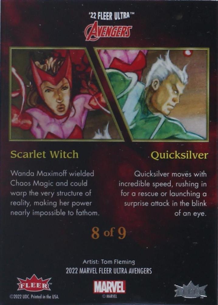Vision & Scarlett Witch back card image