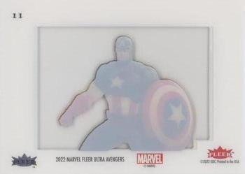 Captain America back card image