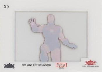 Iron Man back card image