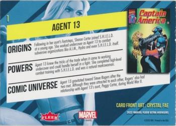 Agent 13 back artwork