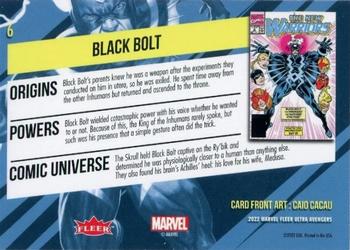Black Bolt back artwork