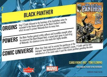 Black Panther back artwork