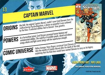 Captain Marvel back artwork