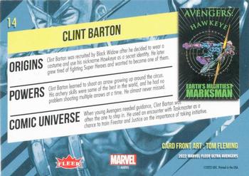 Clint Barton back artwork
