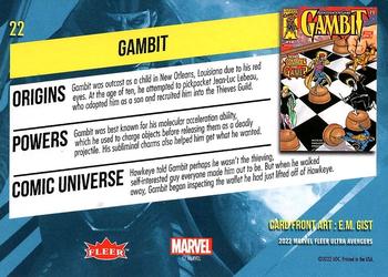 Gambit back artwork