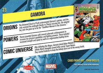 Gamora back artwork
