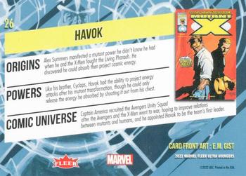 Havok back artwork
