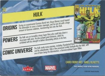 Hulk back artwork