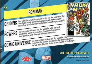 Iron Man back artwork
