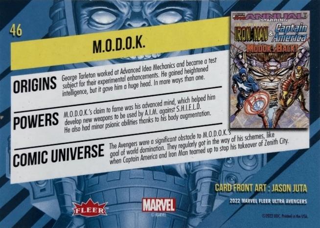 M.O.D.O.K. back card image