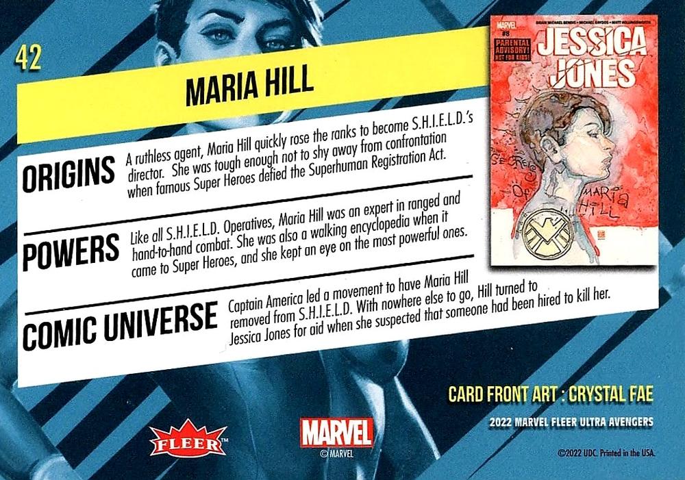 Maria Hill back card image