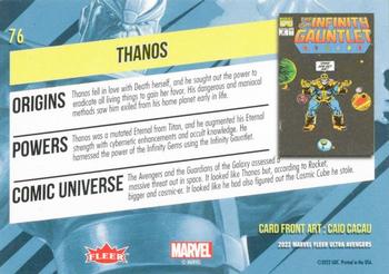 Thanos back card image