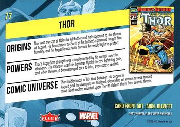 Thor back card image