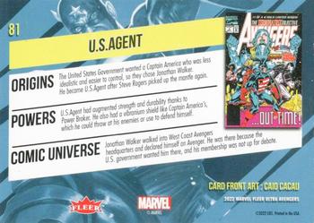 U.S. Agent back card image