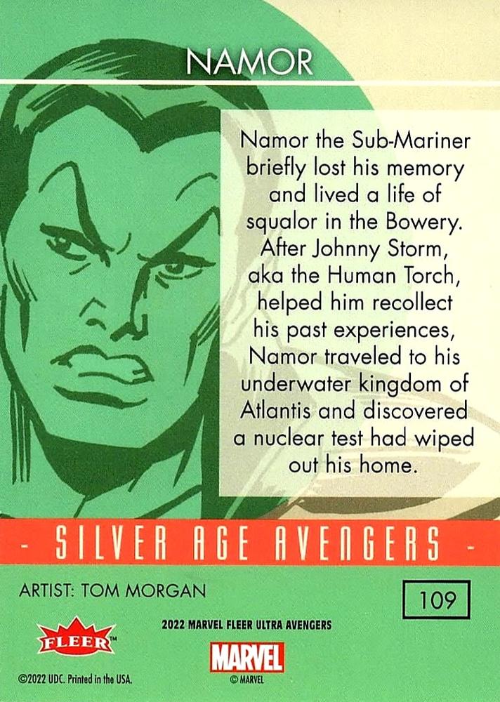 Namor back card image