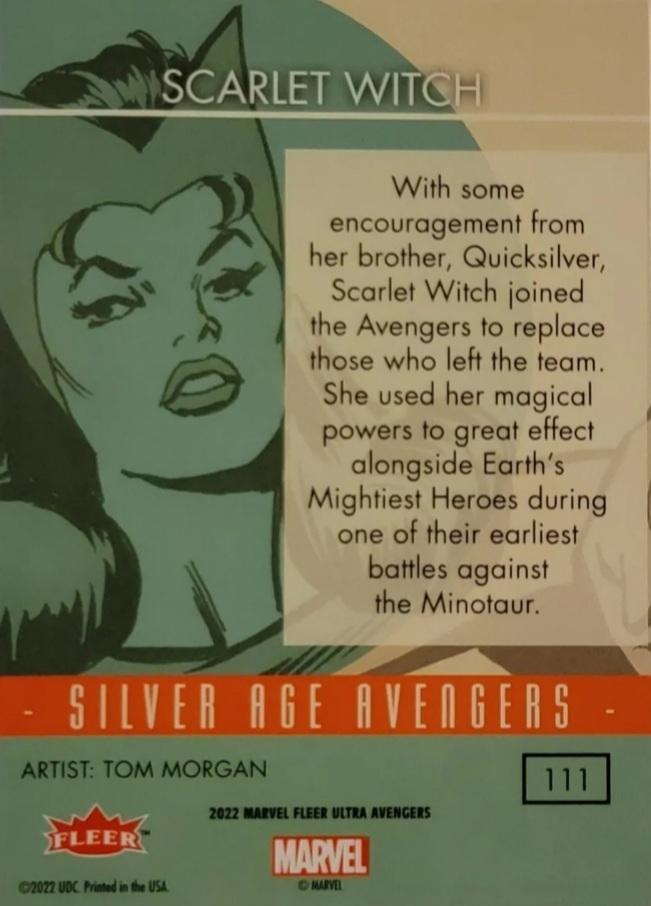 Scarlet Witch back card image