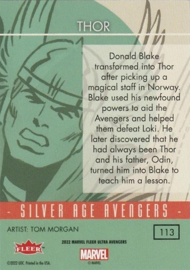 Thor back card image