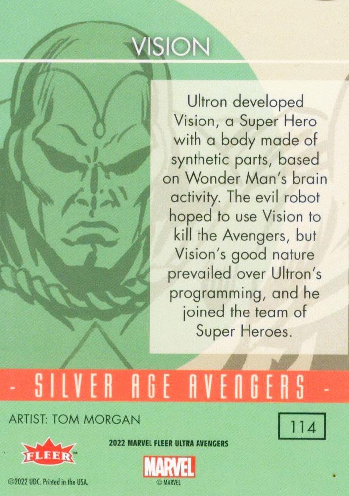 Vision back card image