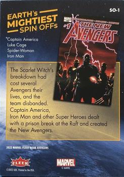 New Avengers back card image