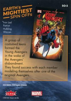 Young Avengers back card image