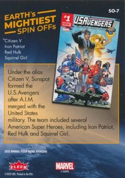 U.S. Avengers back card image