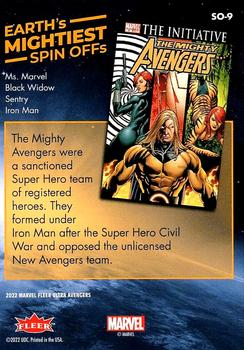 Mighty Avengers back card image