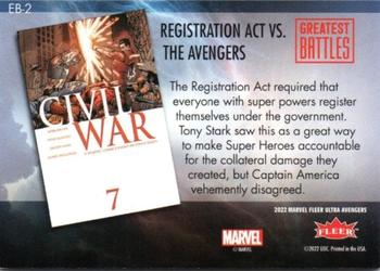 Civil War back card image