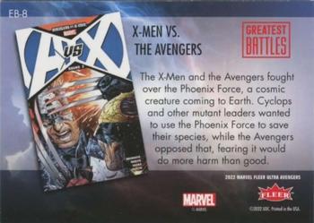 Avengers V X-Men back card image