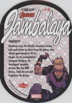 Hawkeye back card image