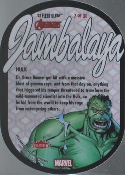 Hulk back card image