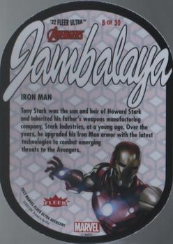 Iron Man back card image