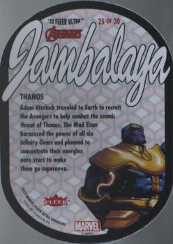 Thanos back card image