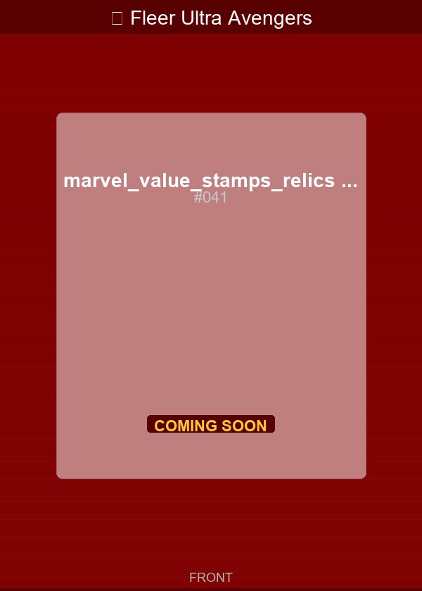 Thanos card thumbnail