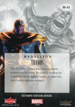 Thanos back card image