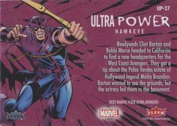 Hawkeye back card image
