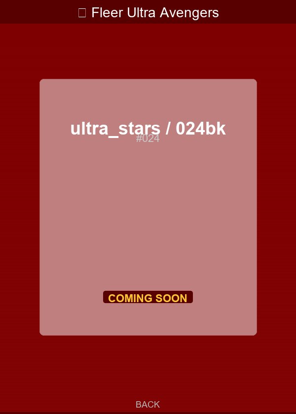 Iron Man back card image