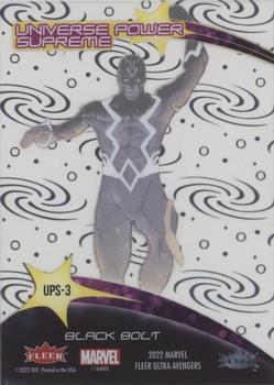 Black Bolt back card image