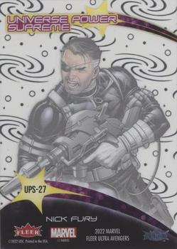 Nick Fury back card image