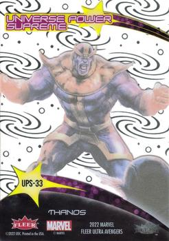 Thanos back card image