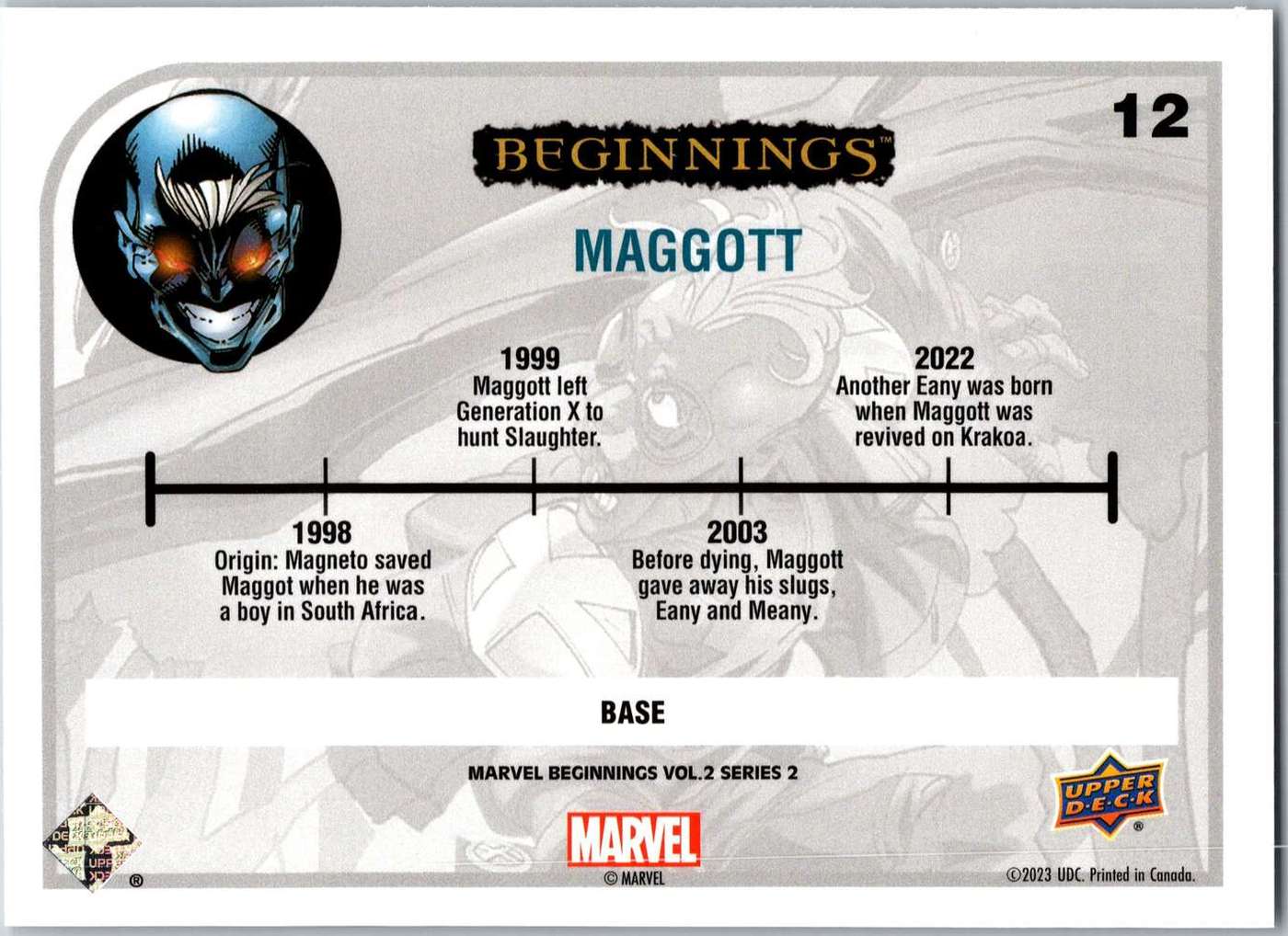 Maggott back artwork